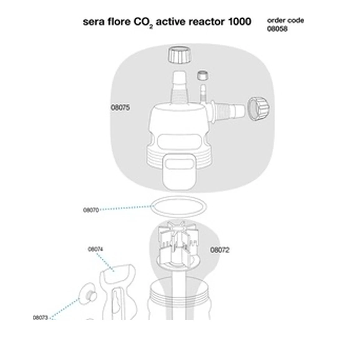 Reactor Sera Flore CO2 Active Reactor 1000 - imagine 2