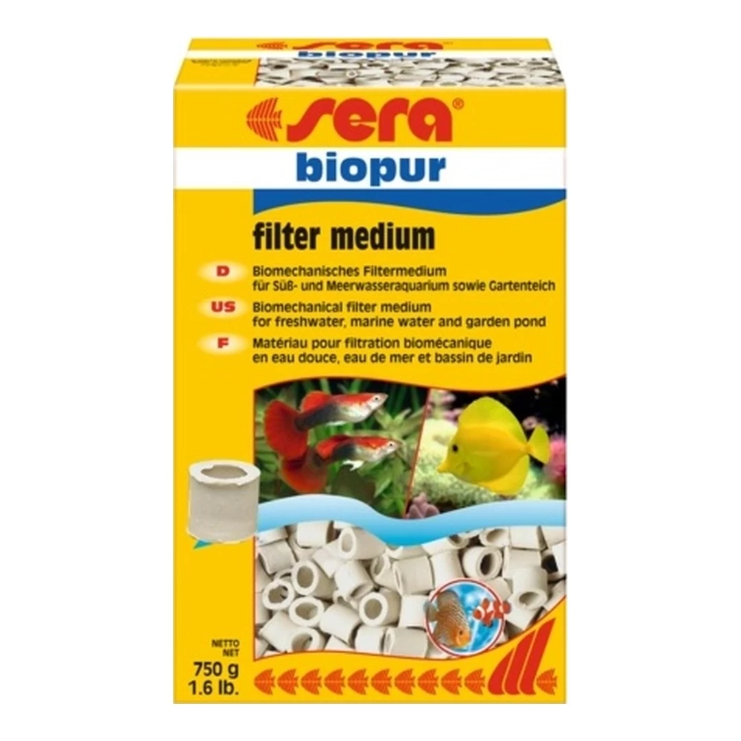 Mediu de filtrare biomecanică Sera Biopur - imagine 1