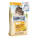 Hrană uscată pentru eliminarea bilelor de păr Happy Cat Minkas Hairball Control